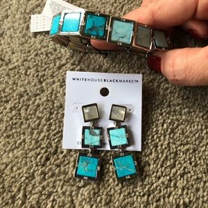 Earring and matching bracelet